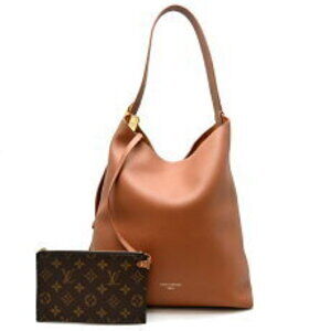 Louis Vuitton Lowkey Hobo Shoulder Bag Grained Calfskin Cognac